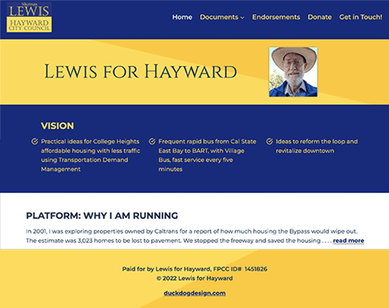 Lewis for Hayward
